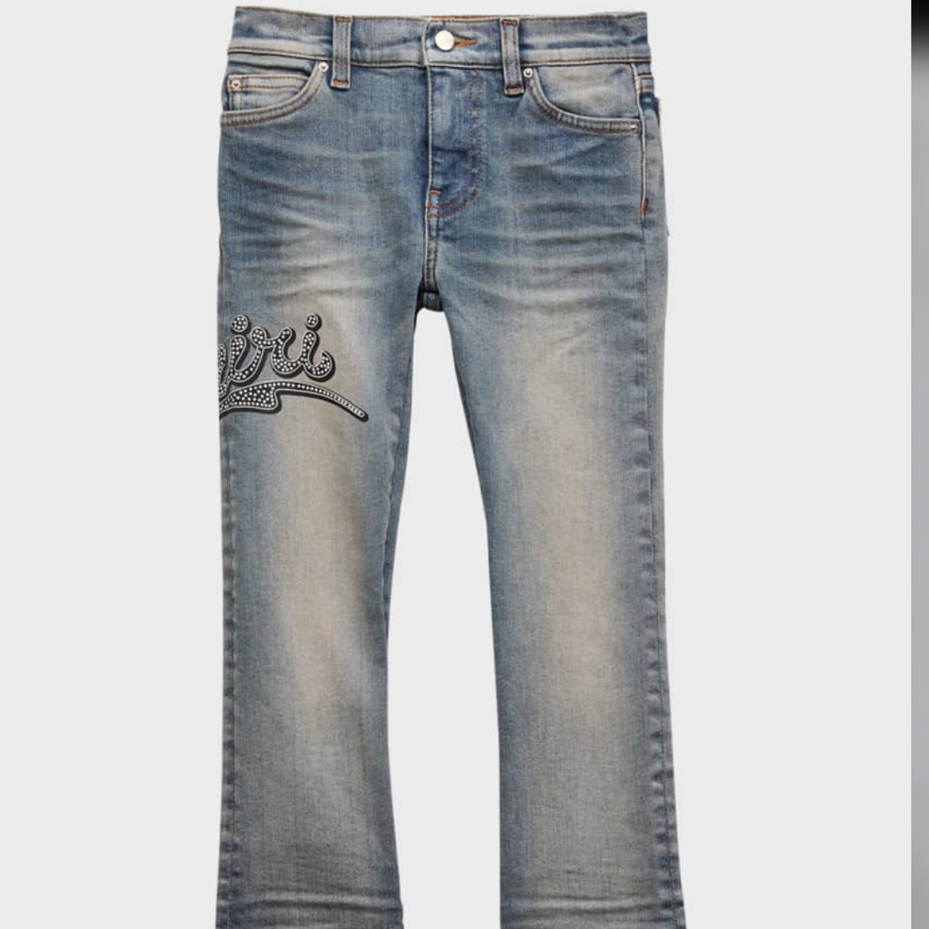 Amiri Script Jeans Kids Size 10